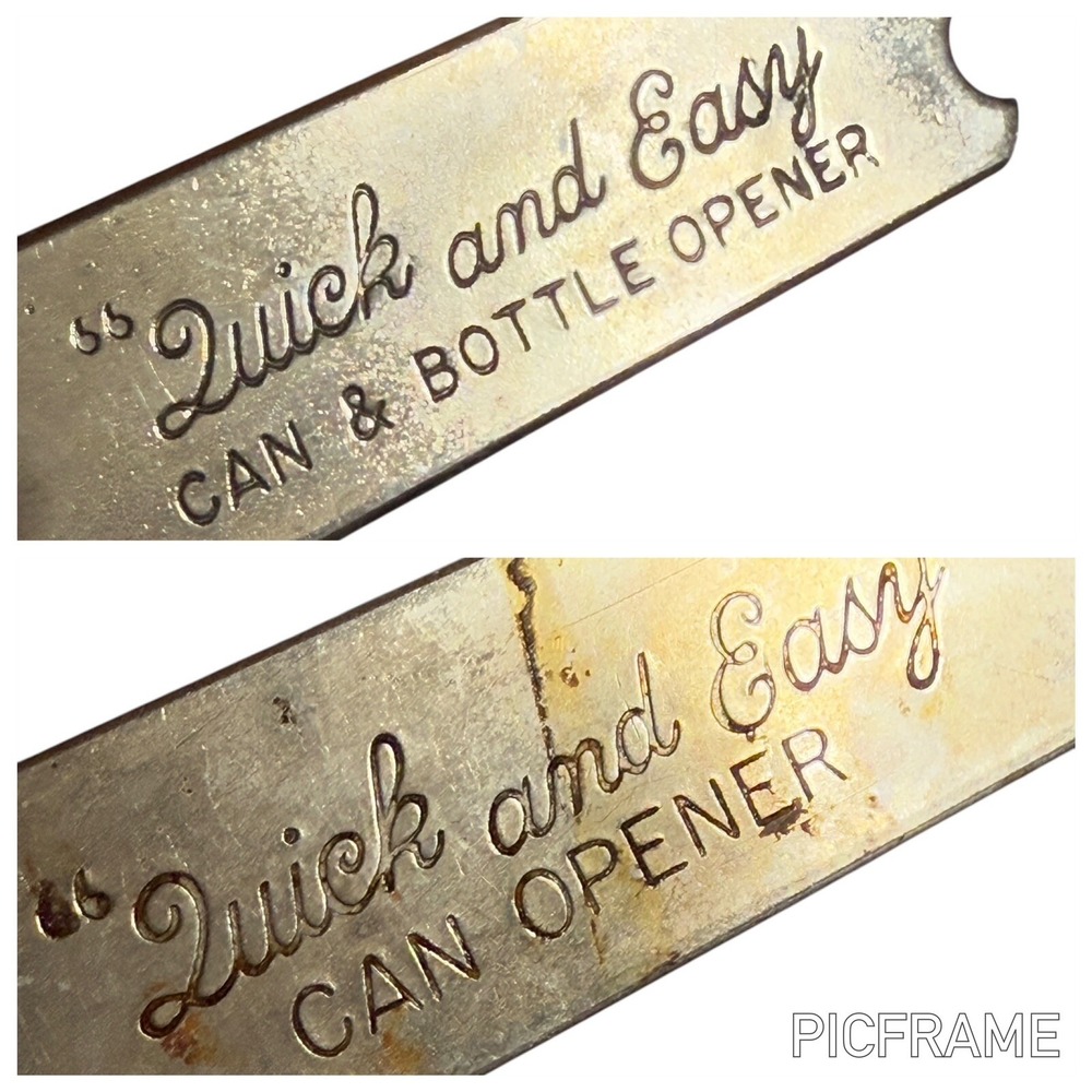 2 Quick & Easy 4Can Bottle Opener beer soda Vaughan USA patent